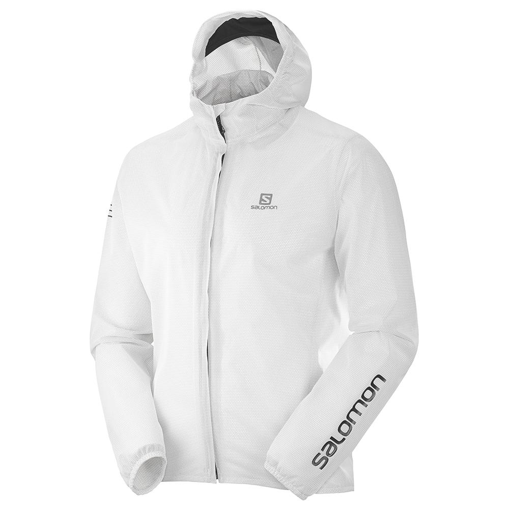 Vestes Salomon Homme Blanche - Salomon BONATTI RACE WP JKT M - France (3918-QTSGU)